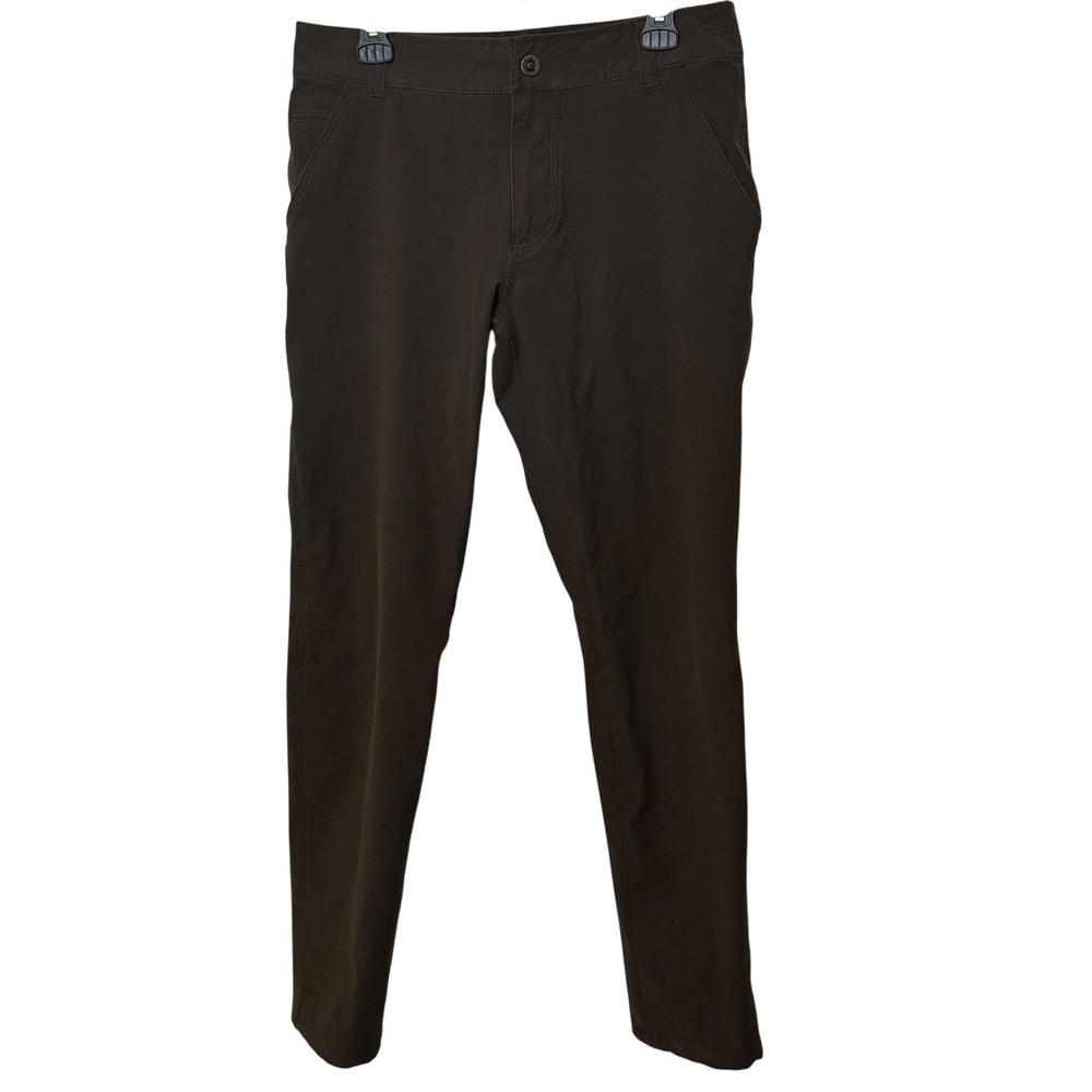 KUHL Resistor Chino Pants Mens 32x33 Brown Stretch Hiking Outdoor Performance
